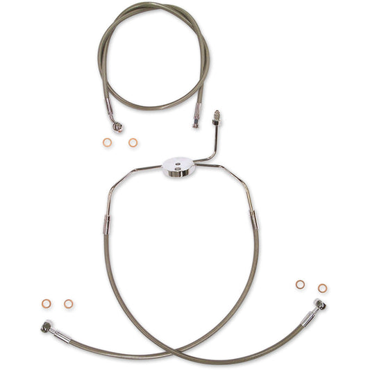 95-03 for Harley Electra Glide Standard FLHT Brake Line Kit XR Stainless Steel H