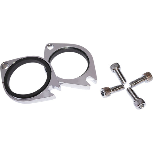 14-17 for Harley Street Glide Spec FLHXS Intake Flange with Seals Chrome Pair