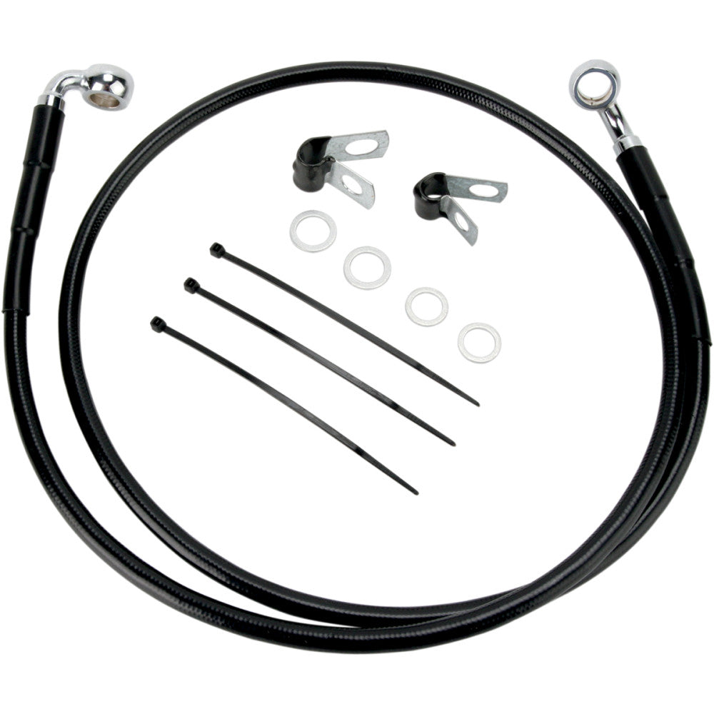 01-05 for Harley FXDL Drag Specialties Extended Front Brake Line Kit +8