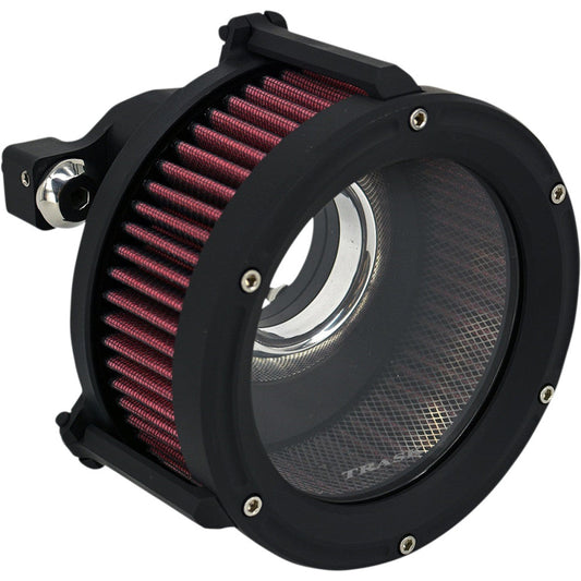 2009-2021 for Harley Iron 883 XLN TRASK Assault Air Cleaner Black XL TM-1022-BK