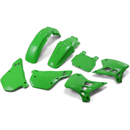 90-91 for Kawasaki KX 250 UFO Replacement Body Kit OEM Green KX250 KAKIT188-999A