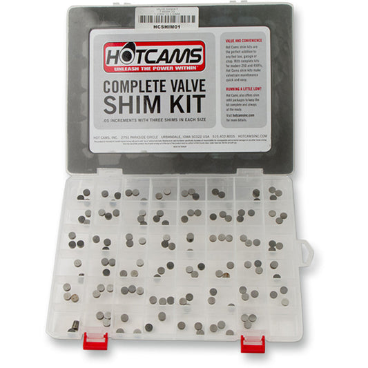 01-15 for Yamaha WR 250 F HOT CAMS Valve Shim Kit and Refill Package HCSHIM01