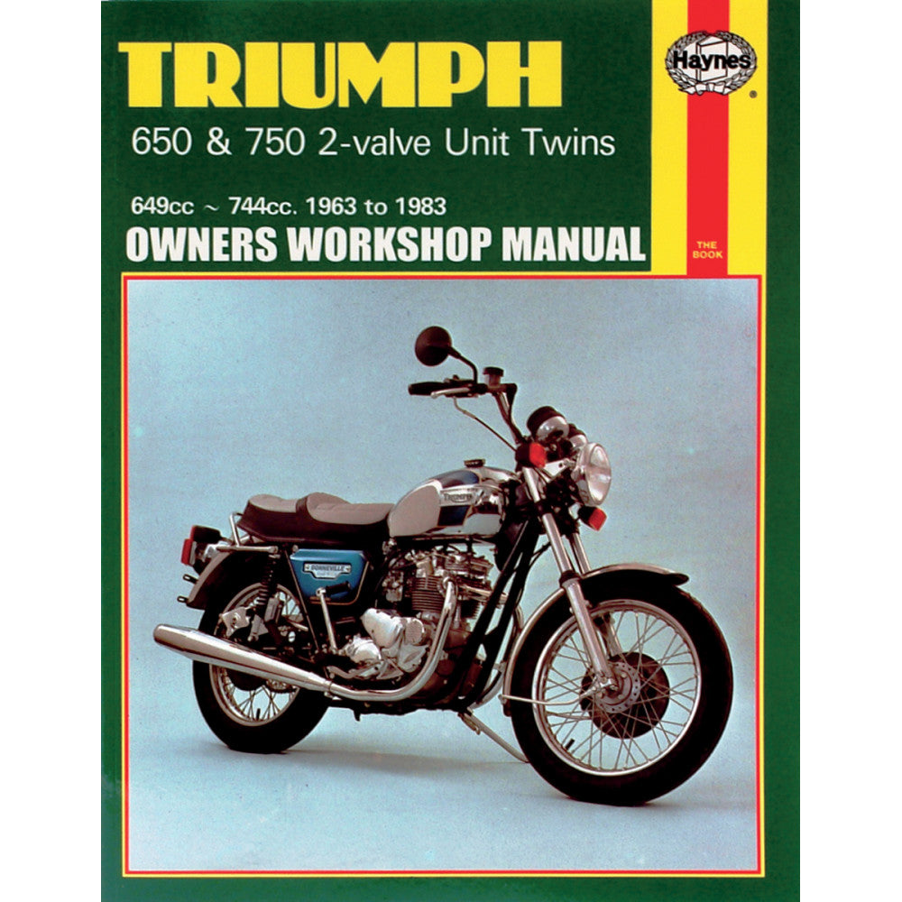 1978-1981 for Triumph Bonneville T140 E HAYNES Manual Triumph 2-Valve Twins M122