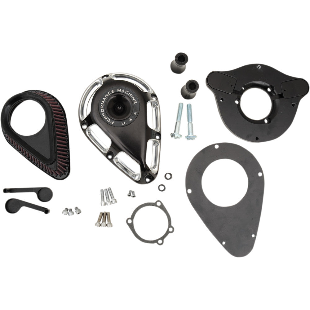 2008-2017 for Harley Fat Bob FXDF Jet Air Cleaner Contrast Cut CV/EFI