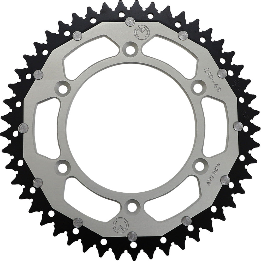 2003-2021 for Honda CRF150F MOOSE RACING Dual Sprocket Silver 49 Tooth