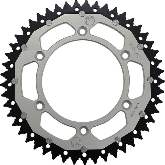 2003-2021 for Honda CRF150F MOOSE RACING Dual Sprocket Silver 49 Tooth
