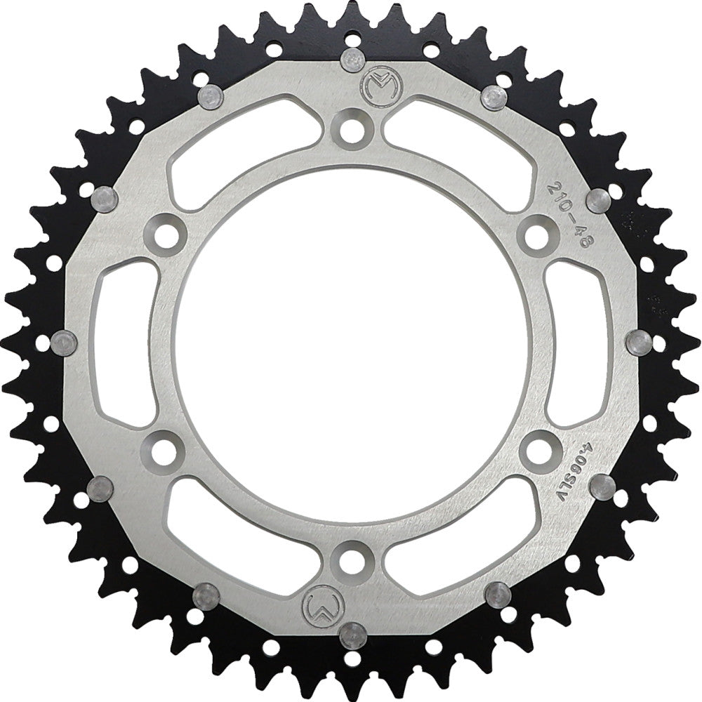 2003-2021 for Honda CRF150F MOOSE RACING Dual Sprocket Silver 48 Tooth