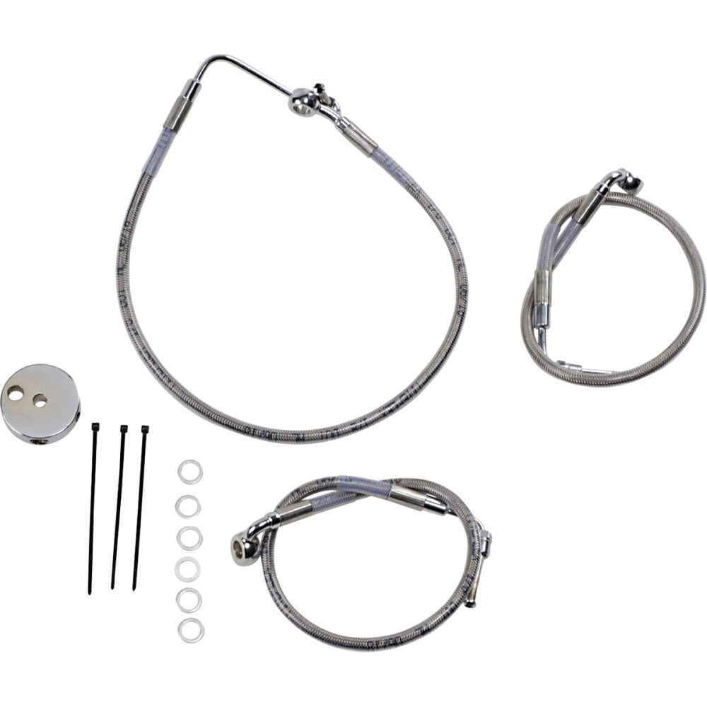 97-00 for Harley Low Rider FXDL DRAG SPECIALTIES Brake Line Front '96-'00