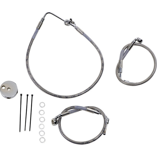 97-00 for Harley Low Rider FXDL DRAG SPECIALTIES Brake Line Front '96-'00
