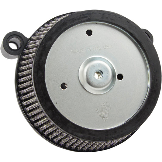 95-98 for Harley Standard FLHT Synthetic Stage-1 Air Cleaner Black Evolution 50-