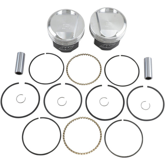 84-'98 for Harley FLHTC V-Twin Piston Kit 1340 Evo Big Twin 10:1 Comp K1669