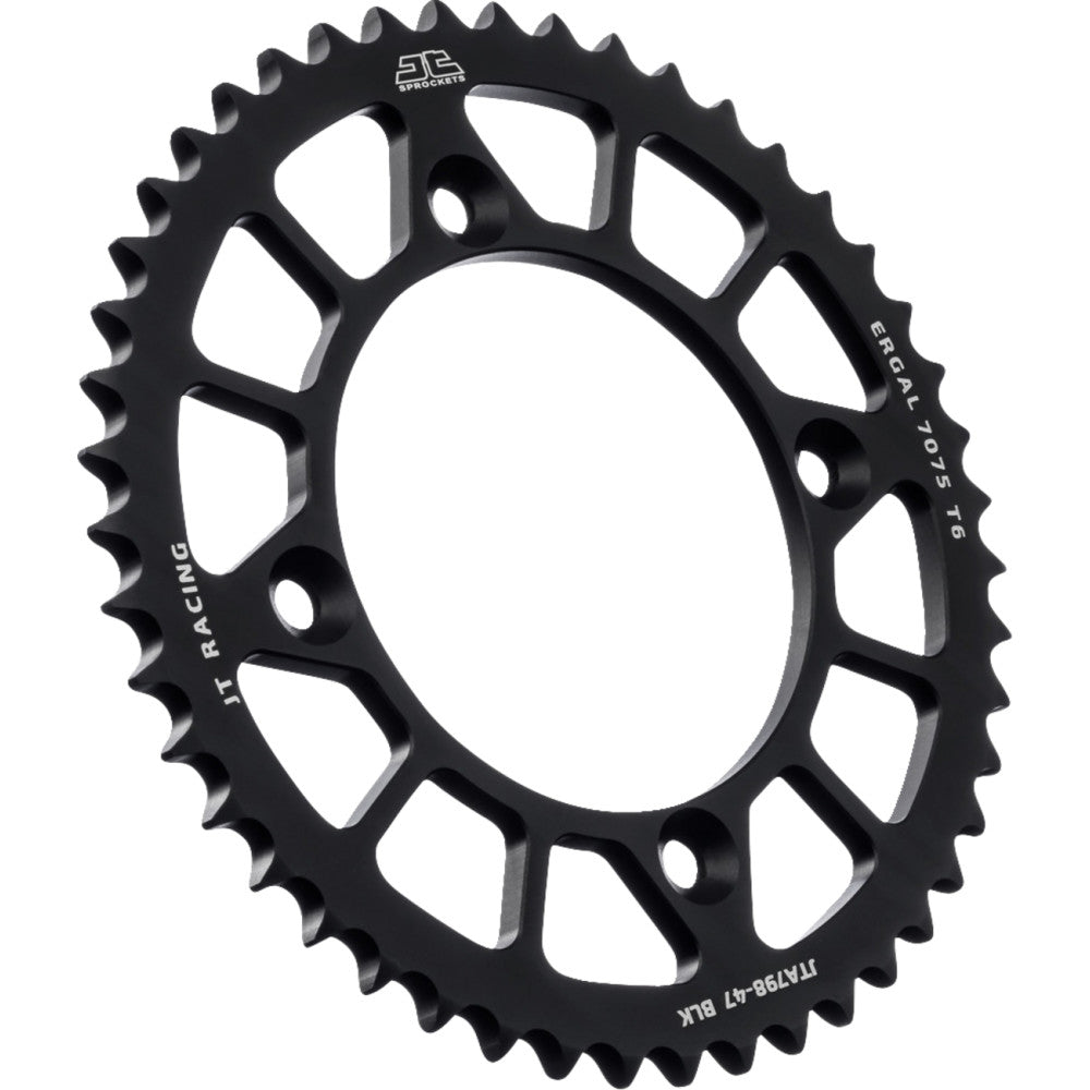 82-'01 for Suzuki RM80 JT Rear Racelite Sprocket Alum 47T-428 Blk Suz/Yam