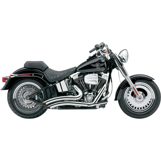 07-11 for Harley FLSTFI COBRA Speedster Swept Short Exhaust Chrome '07-'11 6224