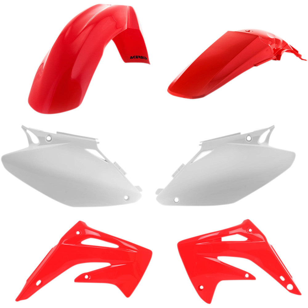 02-03 for Honda CR250R ACERBIS Standard Replacement Body Kit '03 Red/White CR