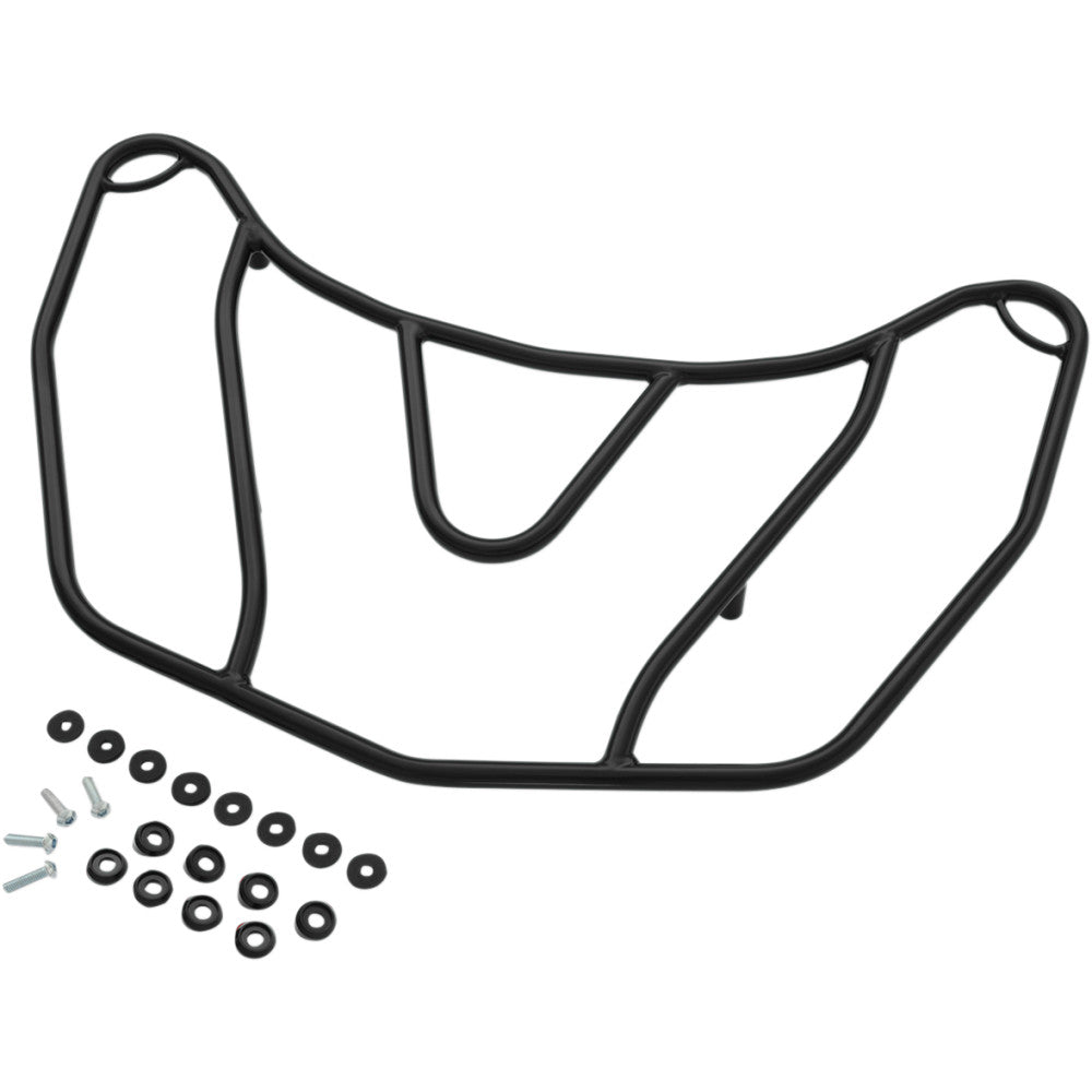 2018-2019 for Honda GL1800 Gold Wing SHOW CHROME Tour Rack Black 52-936BK