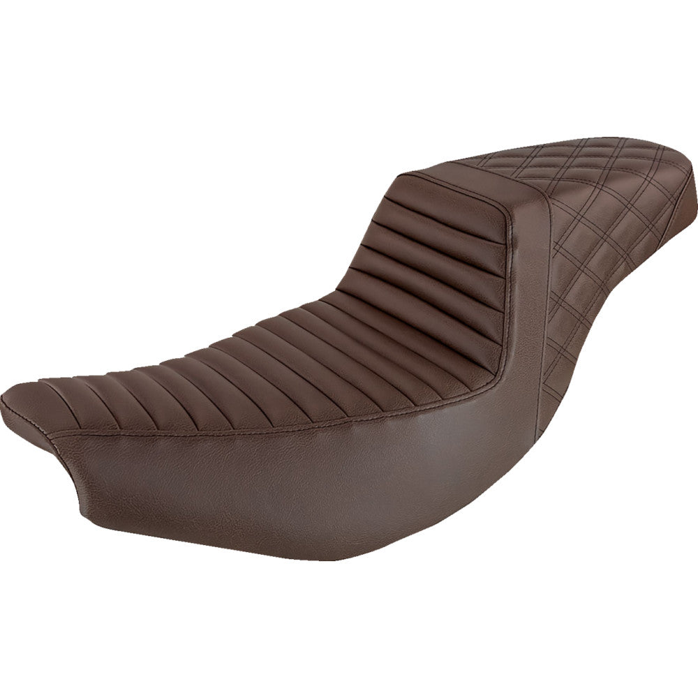 2014-2019 for Indian Chieftain SADDLEMEN Step Up Seat Brown I14-07-176BR