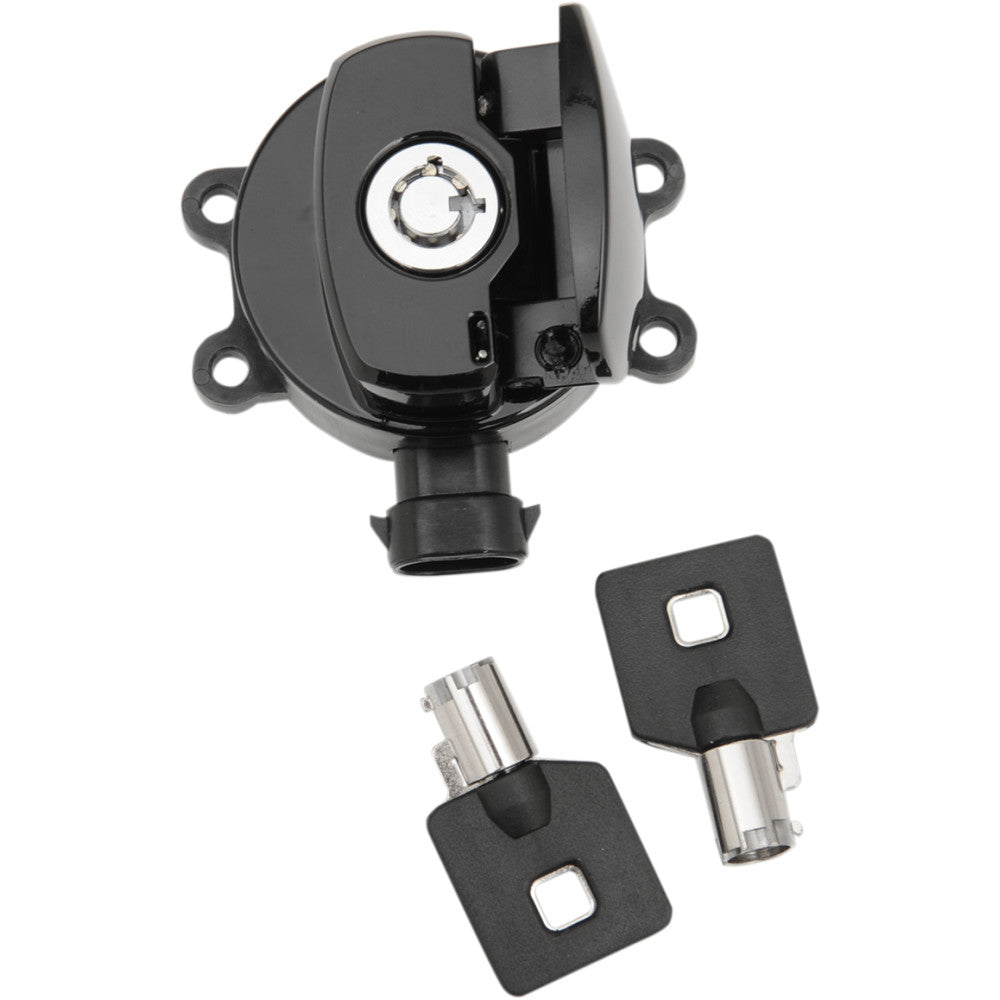 2014-2021 for Harley Tri Glide FLHTCUTG Side Hinge Ignition Switch Gloss Black