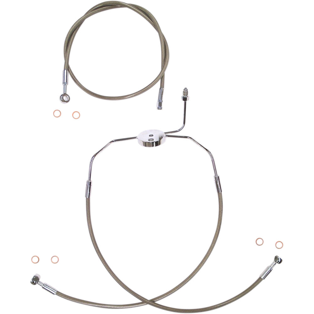 1994-2003 for Harley Road King FLHR MAGNUM Brake Line Kit XR Stainless Steel A97