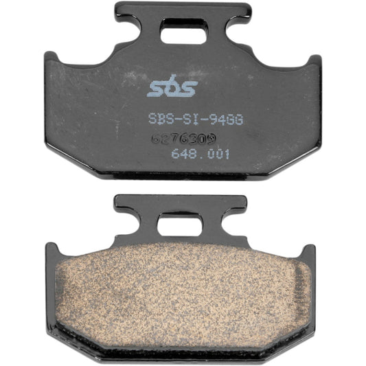 1996-2016 for Suzuki DR 650 SBS Off-Road Sintered Brake Pads 648SI 648SI