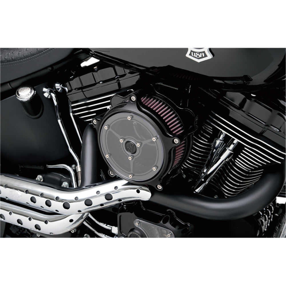 08-17 for Harley Fat Bob FXDF RSD Clarity Air Cleaner Black Ops CV 0206-2059-SMB