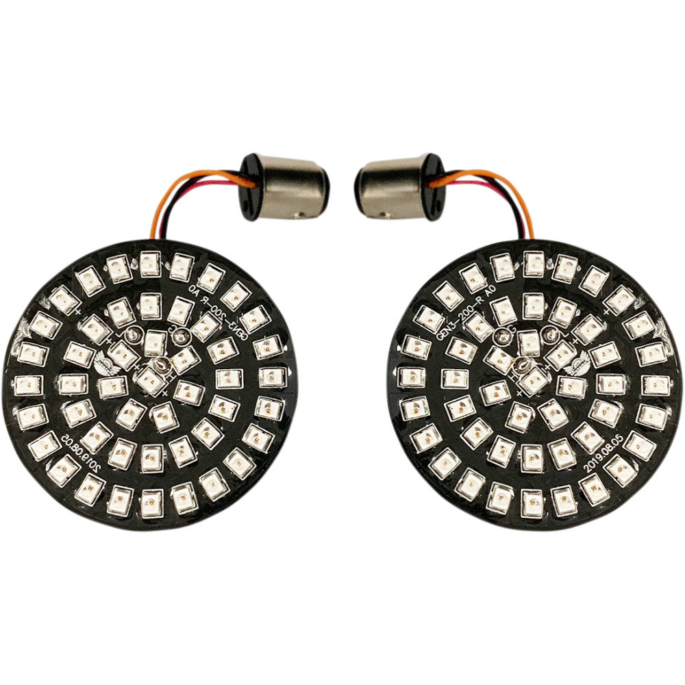 2014-2021 for Harley Street Glide Spec FLHXS Bullet-Style Turn Signal Insert Red