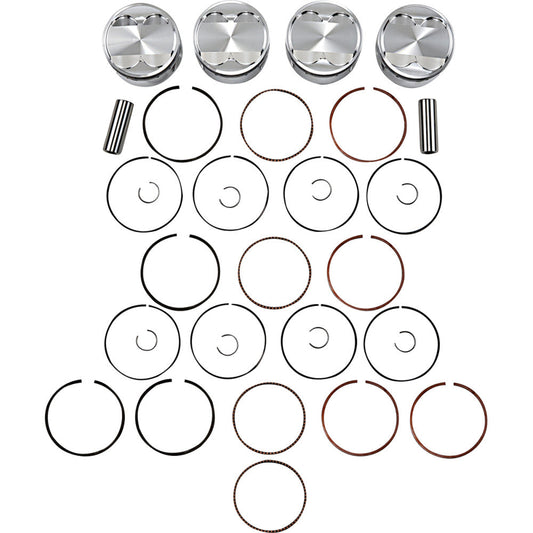 1988-1992 for Suzuki GSX 1100 F Katana JE PISTONS Piston Kit 201165