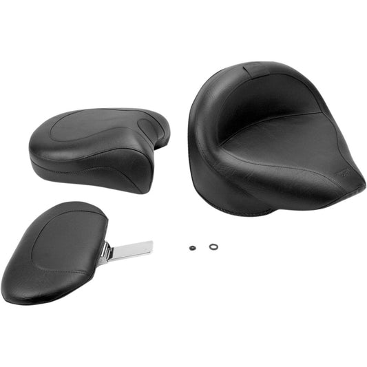 99-11 for Yamaha XVS 1100 V-Star Custom Wide Vintage Seat Driver Backrest