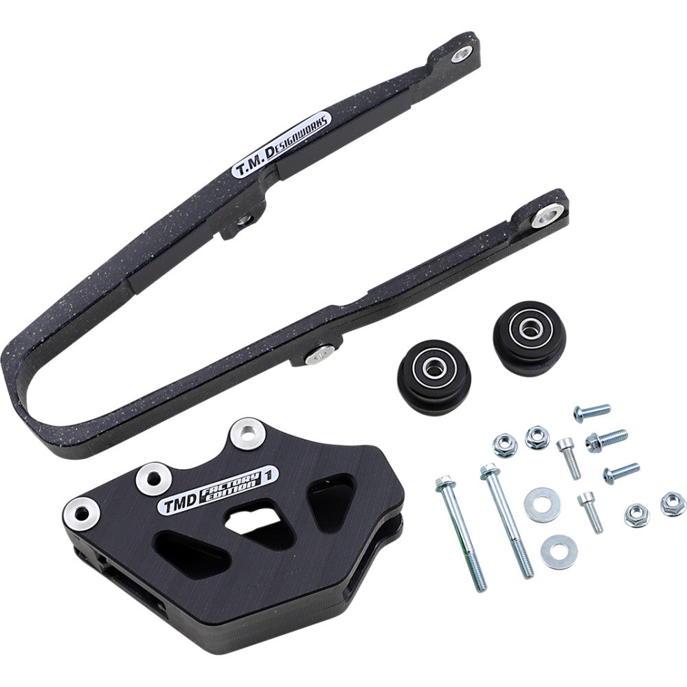 08-14 for Kawasaki KLX 450 T.M. DESIGNWORKS Chain Guide/Slider Black KCP-KXK-BK