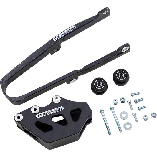 08-14 for Kawasaki KLX 450 T.M. DESIGNWORKS Chain Guide/Slider Black KCP-KXK-BK