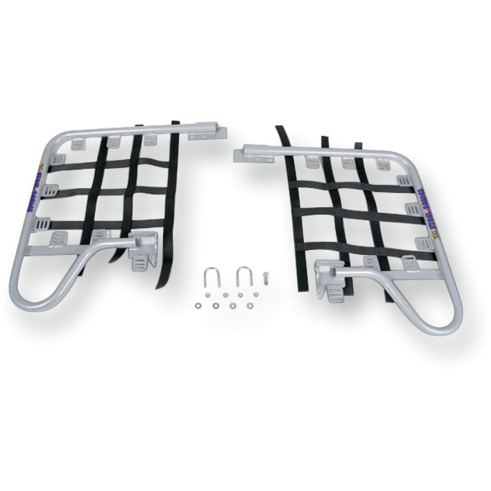 03-15 for Suzuki LT-Z QuadSport 400 4x2 DG PERFORMANCE Nerf Bars Silver/Black