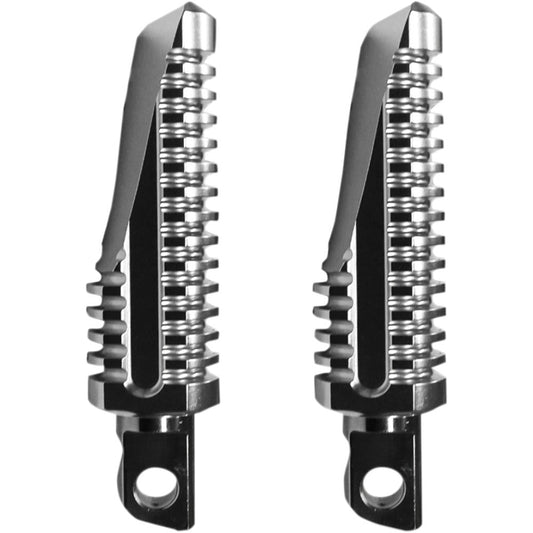 2011-2019 for Harley 883 SuperLow XLL BURLY BRAND Havoc Footpegs Clear Anodized