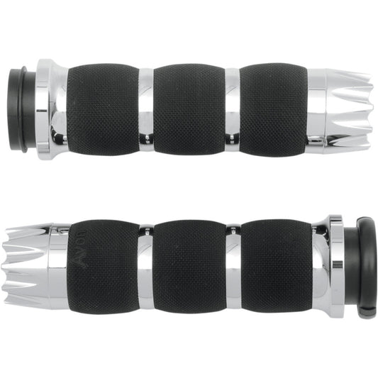 2018-2020 for Harley Softail Slim FLSL Grips Excalibur Air Cushioned TBW Chrome