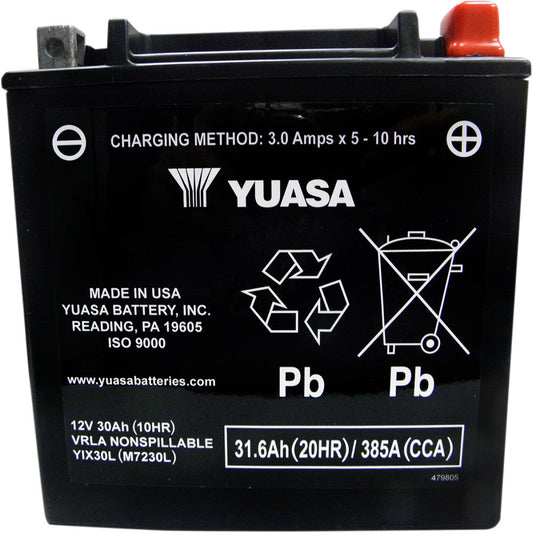 2015-2020 for Harley Road Glide Special FLTRXS YUASA AGM Battery YIX30L-BS 1.4 L