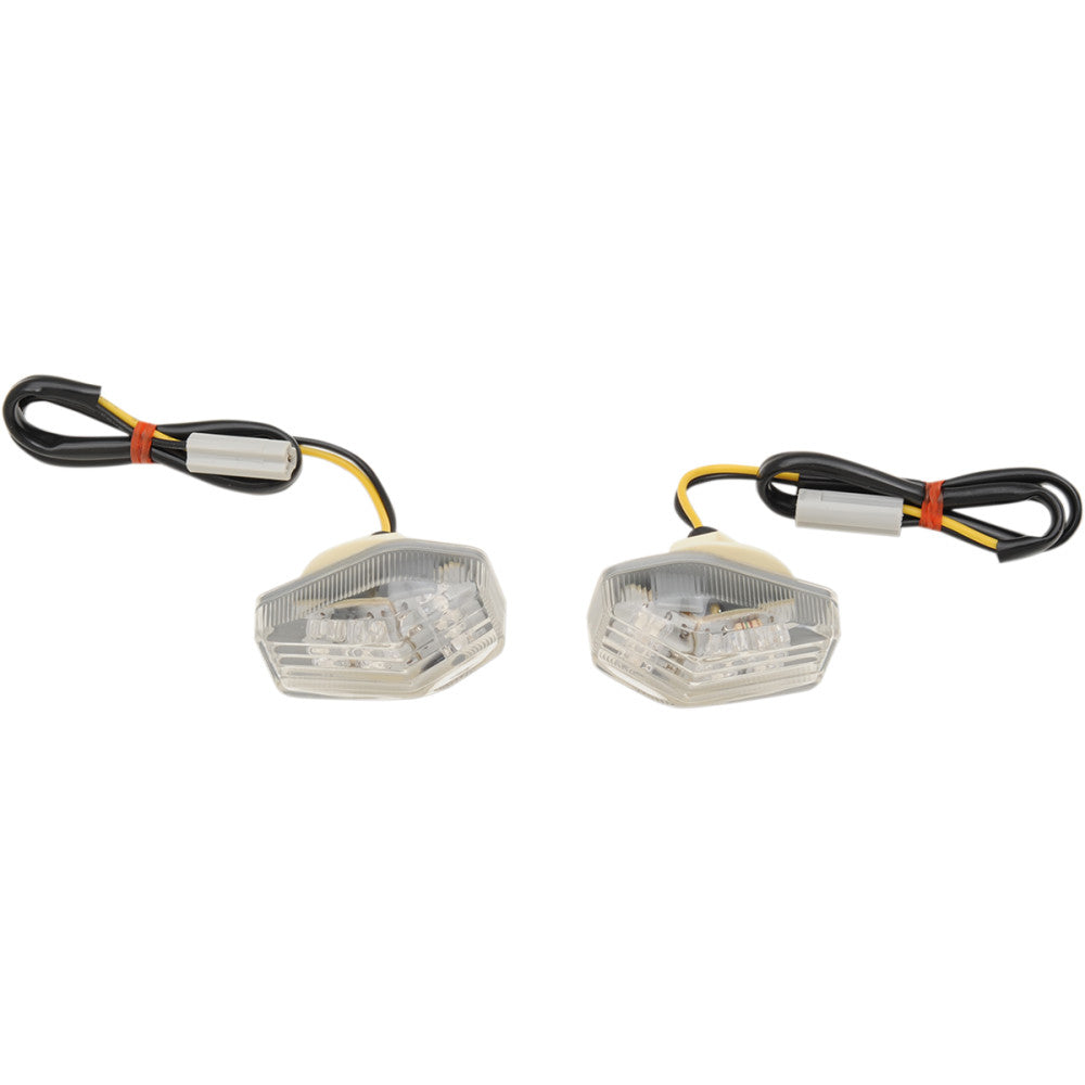 00-05 for Suzuki GSX-R 750 COMPETITION WERKES LED Marker Lights Clear FS15-CLR