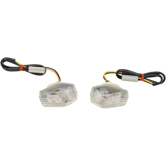 00-05 for Suzuki GSX-R 750 COMPETITION WERKES LED Marker Lights Clear FS15-CLR