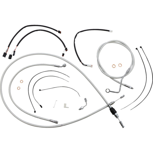 21-22 for Harley FLTRK/FLTRX/S MAGNUM Control Cable Kit 15-17" Bars