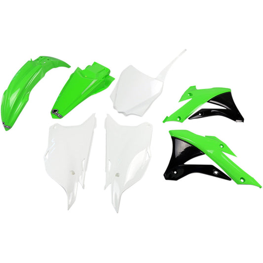 2014-2020 for Kawasaki KX 85 UFO Replacement Body Kit OEM Green/White/Black KX85