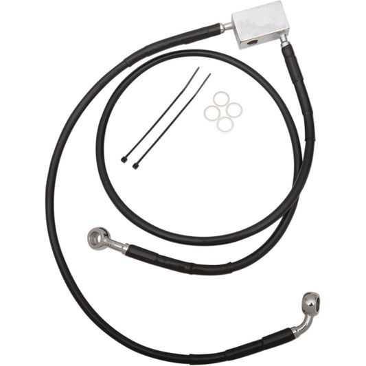 00-03 for Harley FXST/C/S, FLST/C/S/F DS Extended Rear Brake Line +2