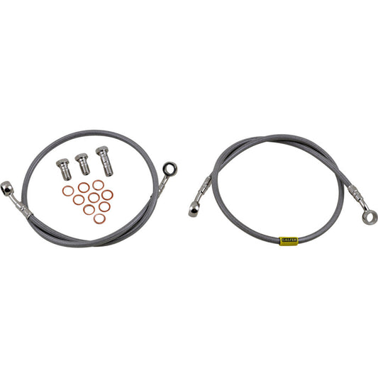 04-05 for Kawasaki Ninja ZX-10R GALFER Brake Line Stainless Steel FK003D415-2