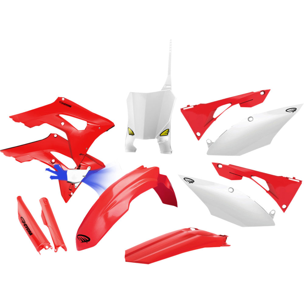 2017-2021 for Honda CRF450R CYCRA Body Kit Powerflow White CRF 1CYC-9320-42