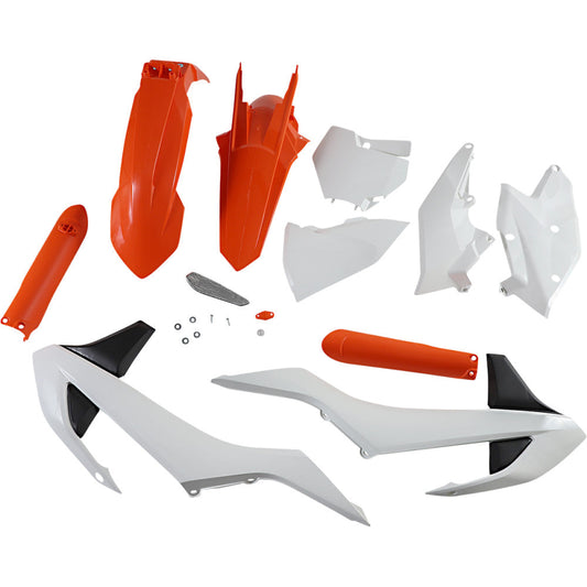 2016-2018 for KTM 250 XC-F ACERBIS Full Replacement Body Kit OE Orange/White O62