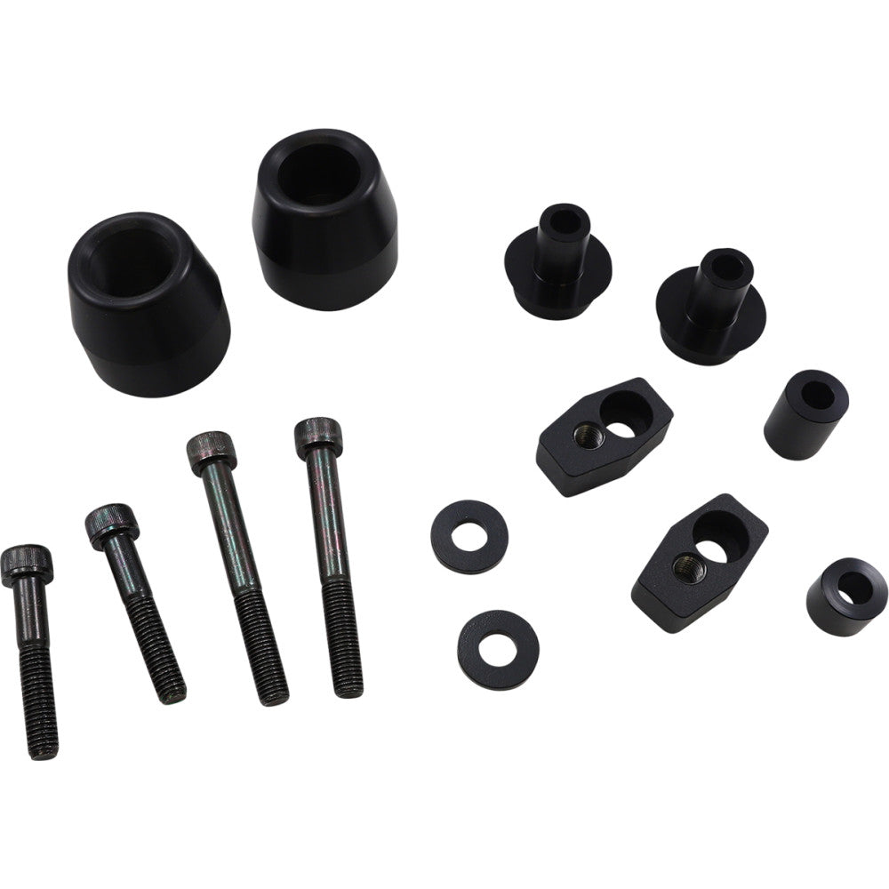 99-'07 for Suzuki GSX-R1300 Hayabusa VORTEX Frame Sliders V3 2.0 Mod Req Blk Suz
