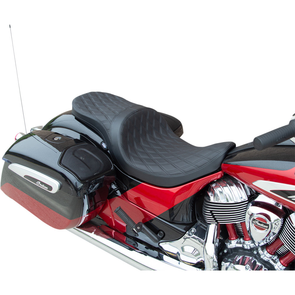 2014-2021 for Indian Chieftain DRAG SPECIALTIES Low-Profile Touring Seat N1