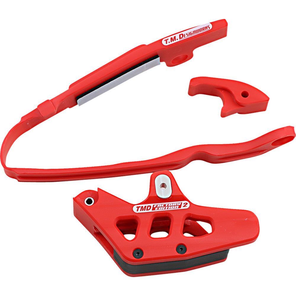 10-19 for Beta 300 RR T.M. DESIGNWORKS Chain Guide/Slider Red BCP-R01-RD
