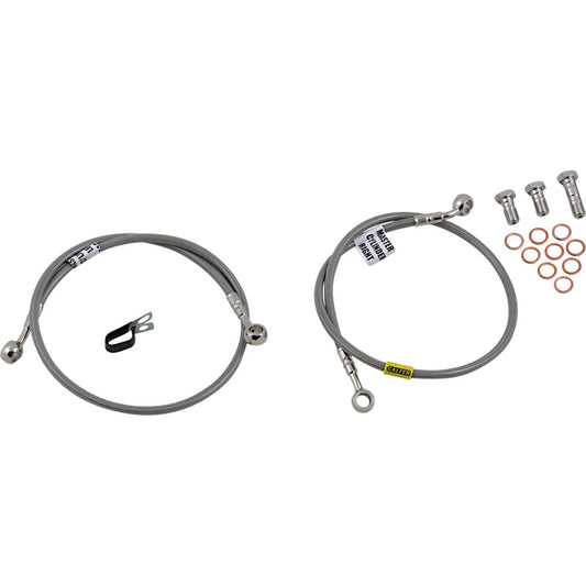 2005-2006 for Kawasaki Ninja ZX-6R GALFER Brake Line Stainless Steel FK003D459-2