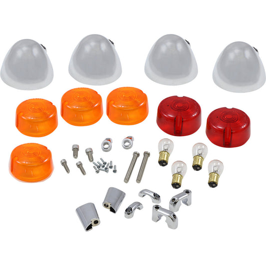 97-01 for Harley 1200 Custom XLC CHRIS PRODUCTS Marker Light Kit Dual Filament