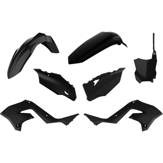 03-'07 for Kawasaki KX250 POLISPORT Mx Restyling Kit Black Kaw