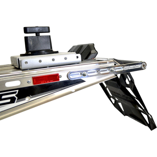 2015-2021 for Polaris Pro-RMK 600 w/155" Track Rear Bumper Carbon Fiber/Aluminum