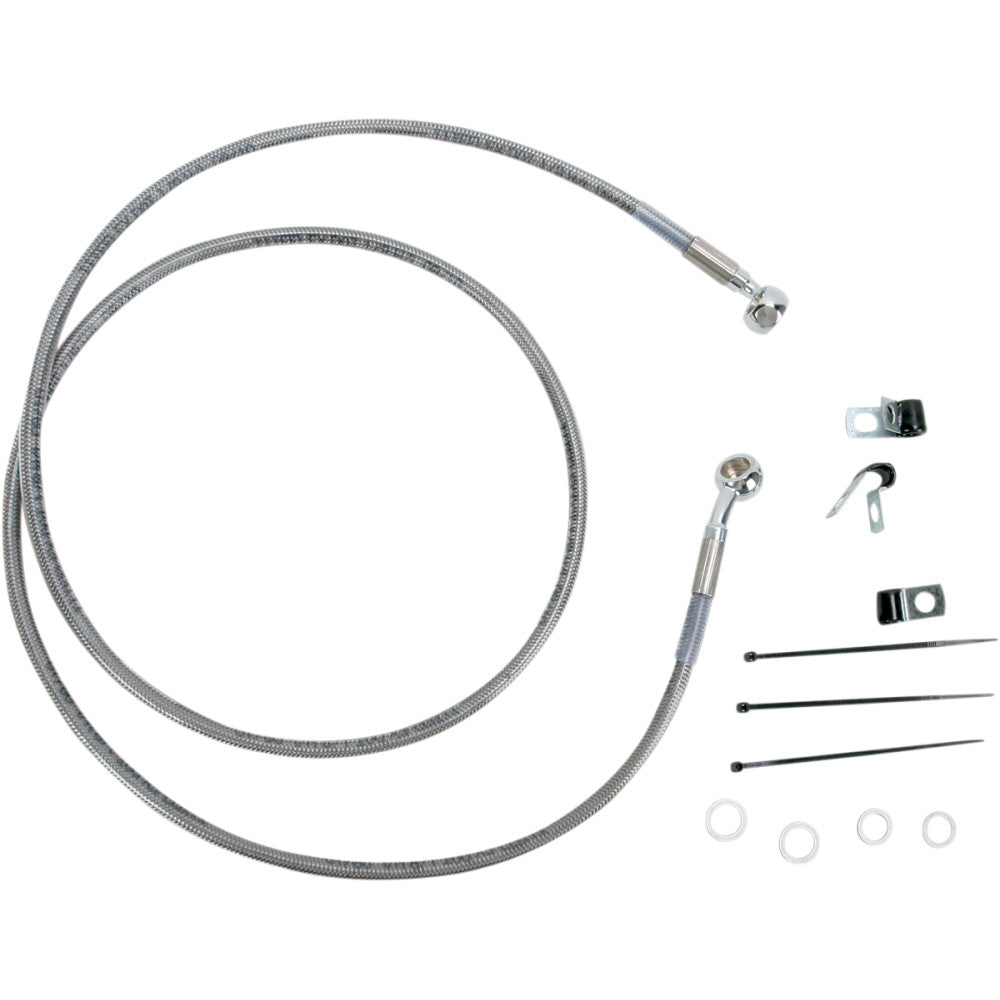 00-07 for Harley FLST/FLSTC/FLSTF Drag Spec Extended Front Brake Line +8