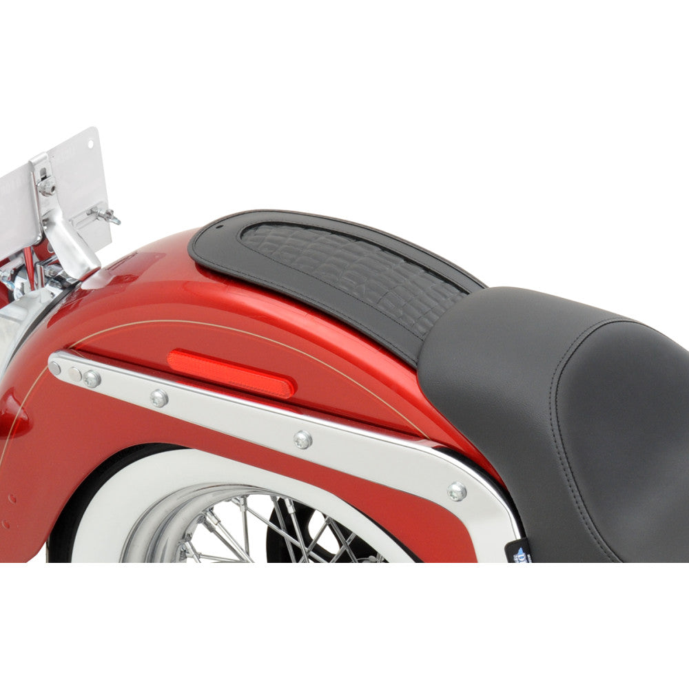 99-05 for Super Glide Sport FXDX Fender Skin Embossed Faux Gator Leather Center